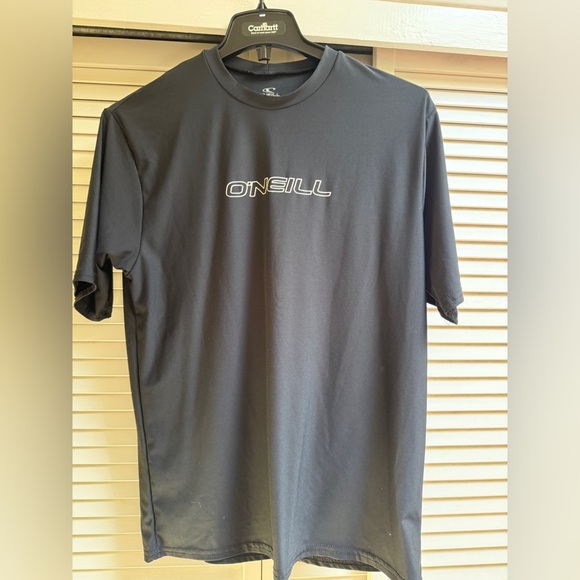 Men’s O'Neill Black Short Sleeve Tee Classic Crew Neck XL SLIM Swirt - Picture 1 of 9